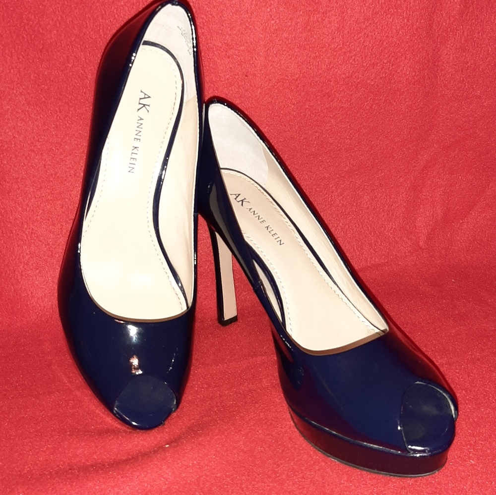 ANNE KLINE BLUE platform 6 inch stiletto